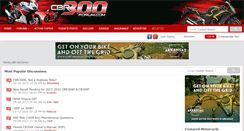 Desktop Screenshot of cbr300forum.com