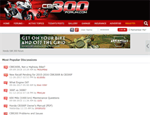 Tablet Screenshot of cbr300forum.com